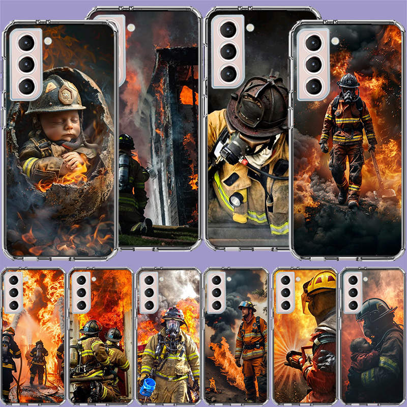Phone Cases Com - Firefighter Training Clear Phone Cases for