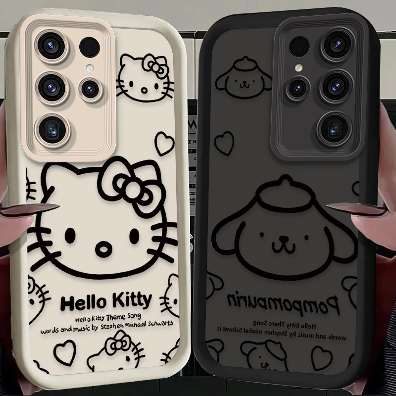 Phone Cases Galaxy S25 - Sanrio Hello Kitty Pompom Purin Case