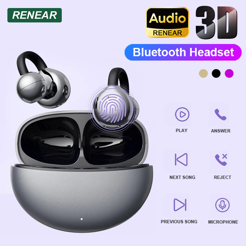 Phone Cases On Amazon - TWS Clip-on Wireless Audio Headphones Silicone
