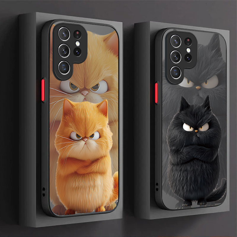 Phone Cases Art - Angry Cat Couple Style Case for