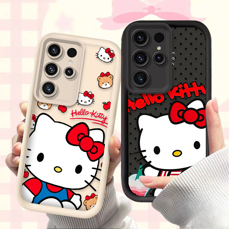 Phone Cases Galaxy S25 - Sanrio Hello Kitty Silicone Case for