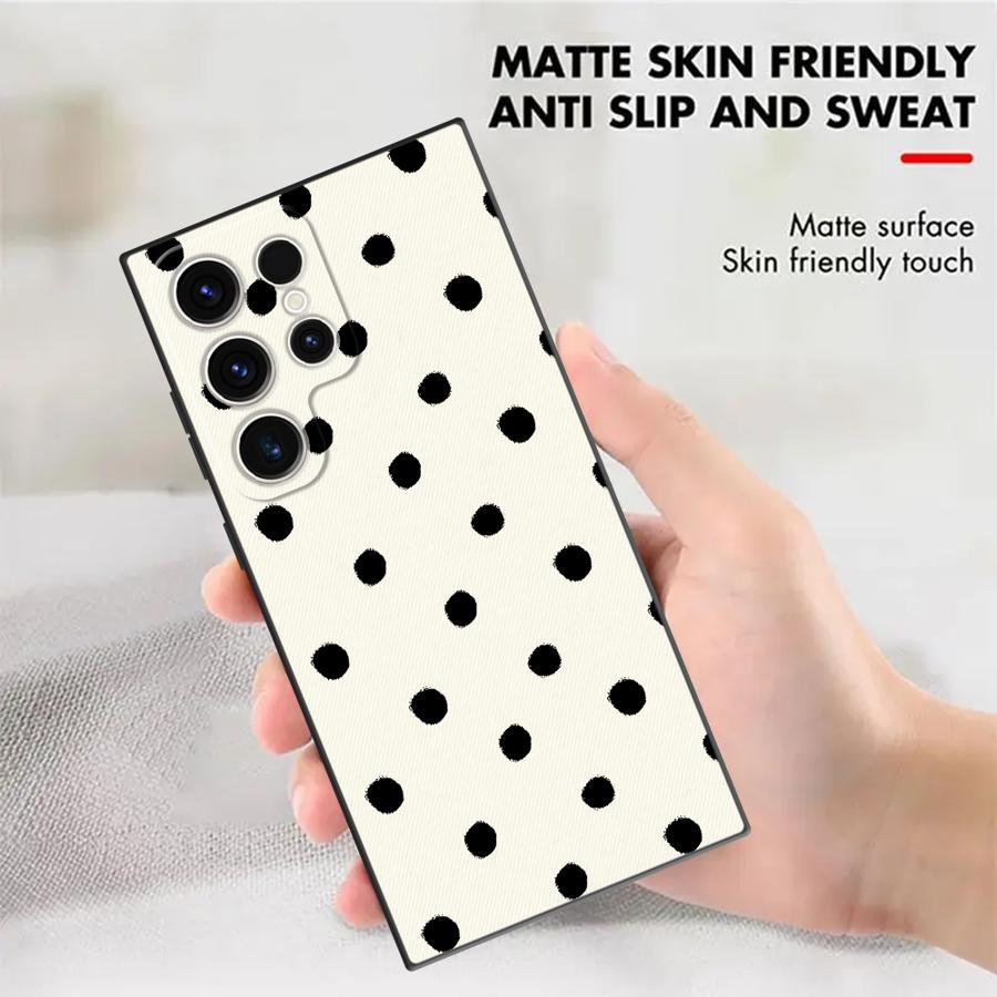 Retro Polka Dots Funda Phone C - Phone Cases Galaxy S25 recensie en prijs