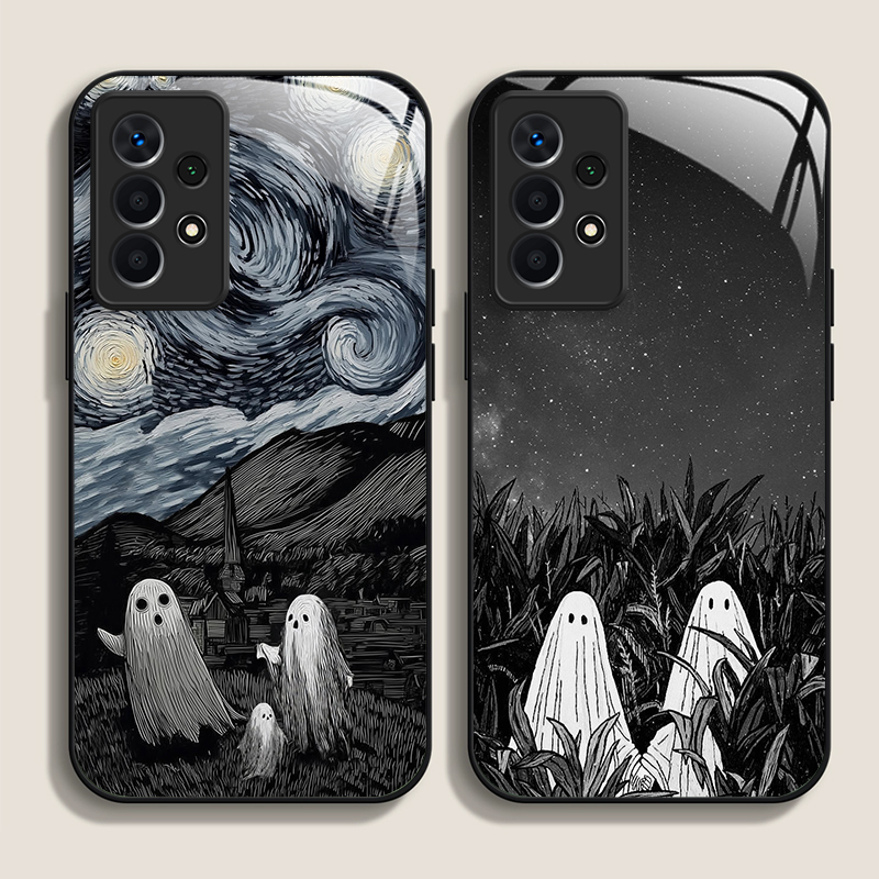 Funny Ghost Abstract Art Patte - Phone Cases Art recensie en prijs