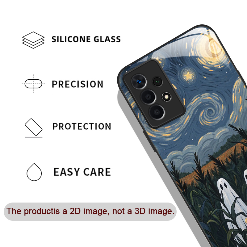 Funny Ghost Abstract Art Patte - Phone Cases Art recensie en prijs