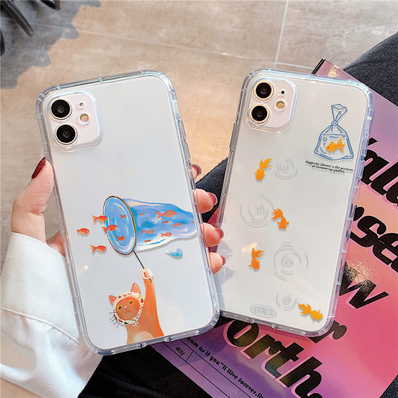Lovely Fishes Clear Phone Case - Phone Cases Iphone 16 Pro Max recensie en prijs