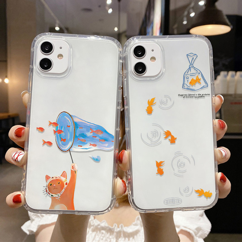 Lovely Fishes Clear Phone Case - Phone Cases Iphone 16 Pro Max recensie en prijs