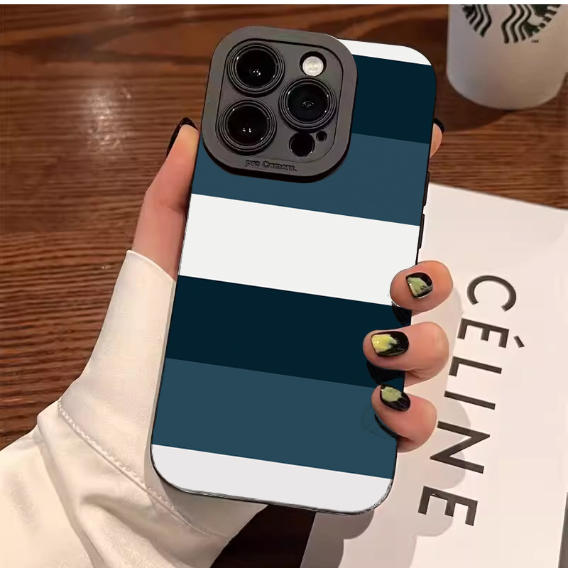 Blue White Striped Pattern Pho - Phone Cases Galaxy S25 recensie en prijs