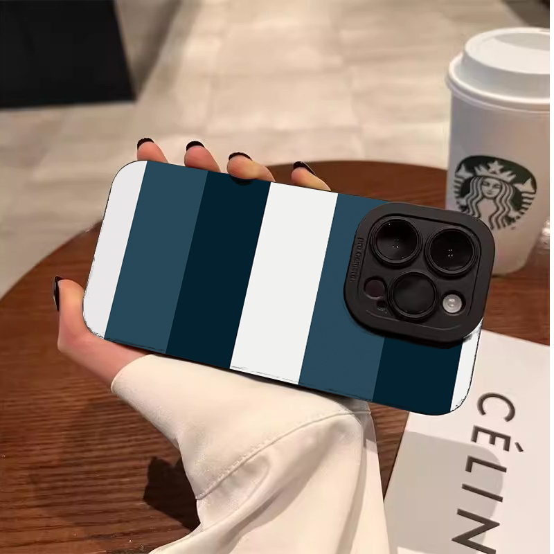 Blue White Striped Pattern Pho - Phone Cases Galaxy S25 recensie en prijs