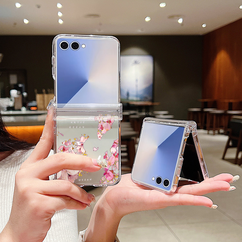 Pink Flower Printed Phone Case - Phone Cases Z Flip 5 recensie en prijs