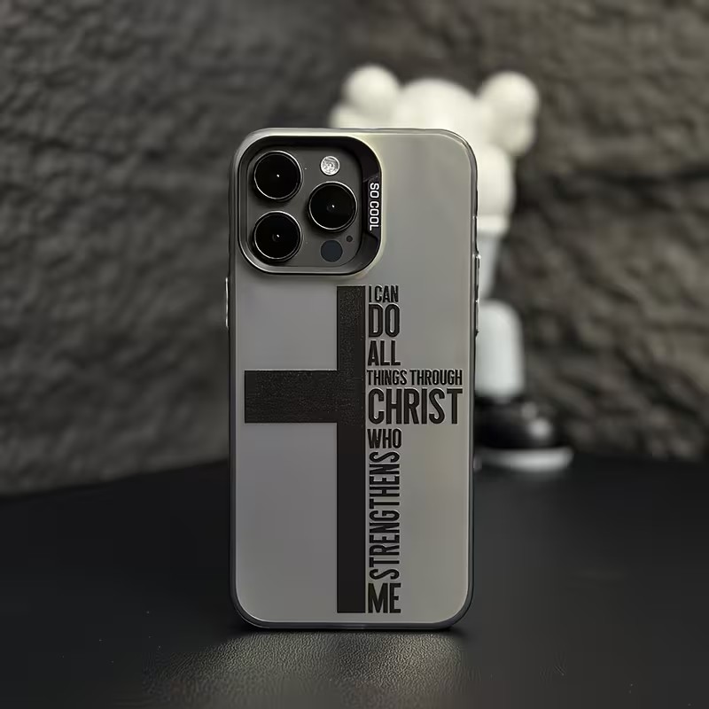 Anti Fingerprint Cross Bible P - Phone Cases Iphone 16 Pro Max recensie en prijs