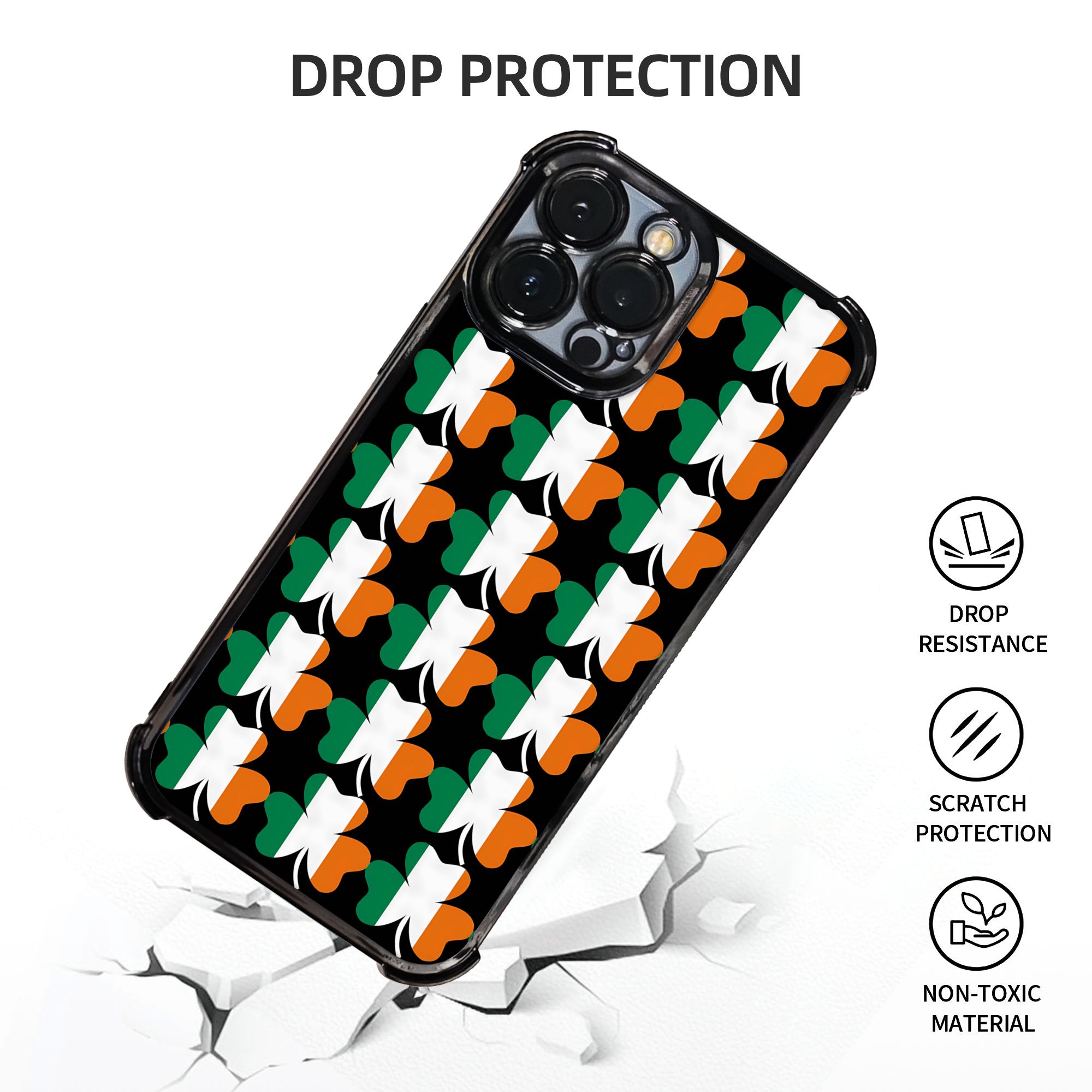 Ireland Flag Shamrock Phone Ca - Phone Cases Ireland recensie en prijs