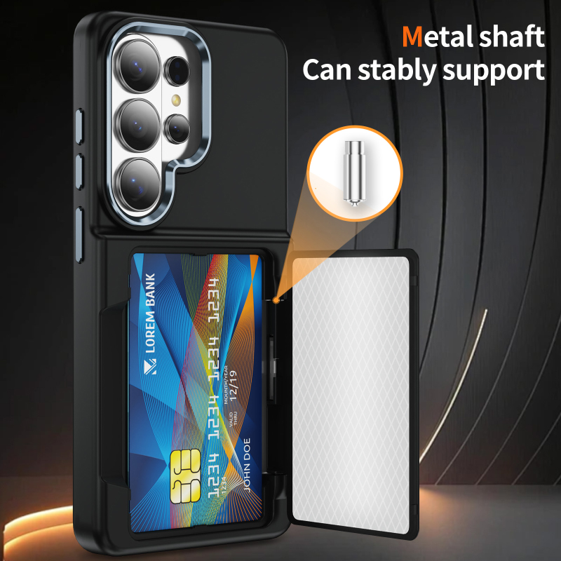 New Solid Color Frosted PC Wal - Phone Cases With Wallet On Back recensie en prijs