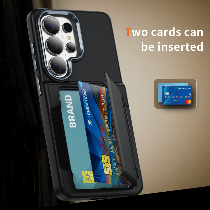 New Solid Color Frosted PC Wal - Phone Cases With Wallet On Back recensie en prijs