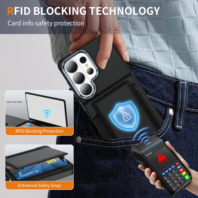 New Solid Color Frosted PC Wal - Phone Cases With Wallet On Back recensie en prijs