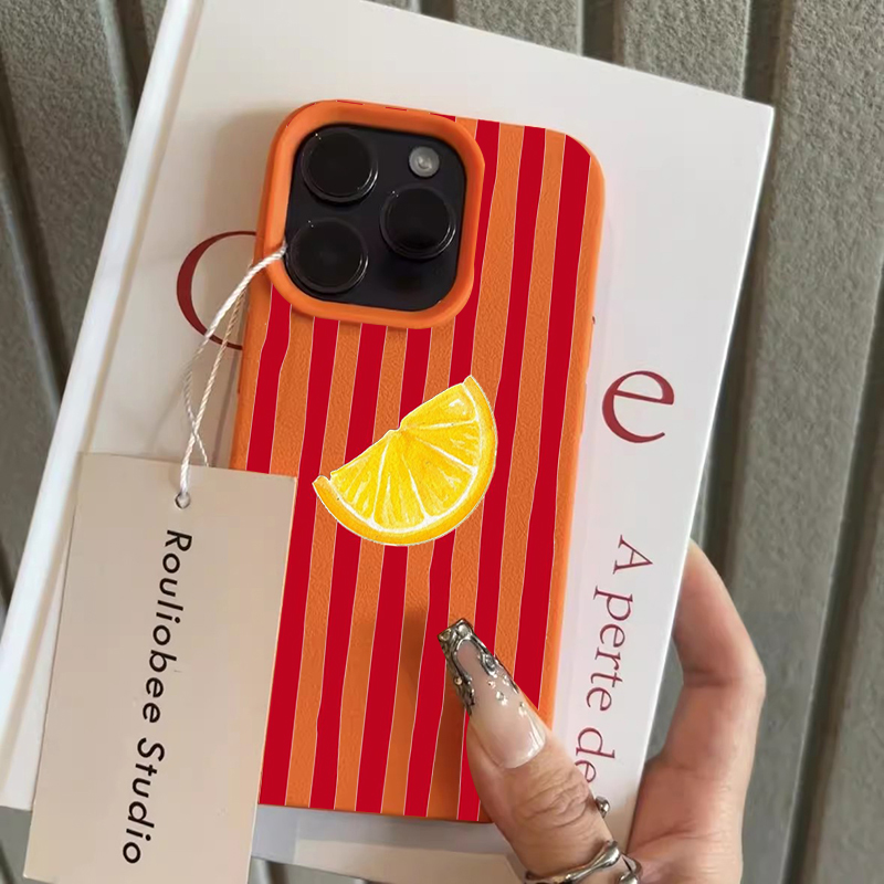 Fashion Lemon Pattern TPU Sili - Phone Cases Iphone 16 Pro Max recensie en prijs