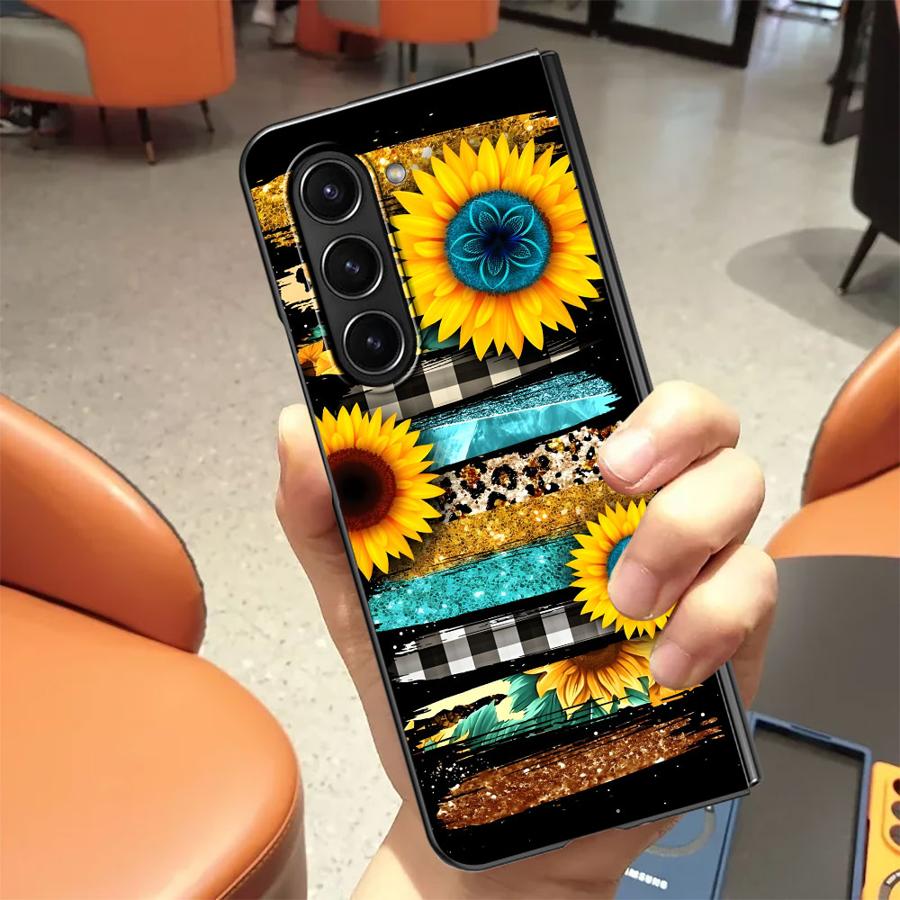 Zebra Striped Sunflower Back P - Phone Cases Z Fold 4 recensie en prijs
