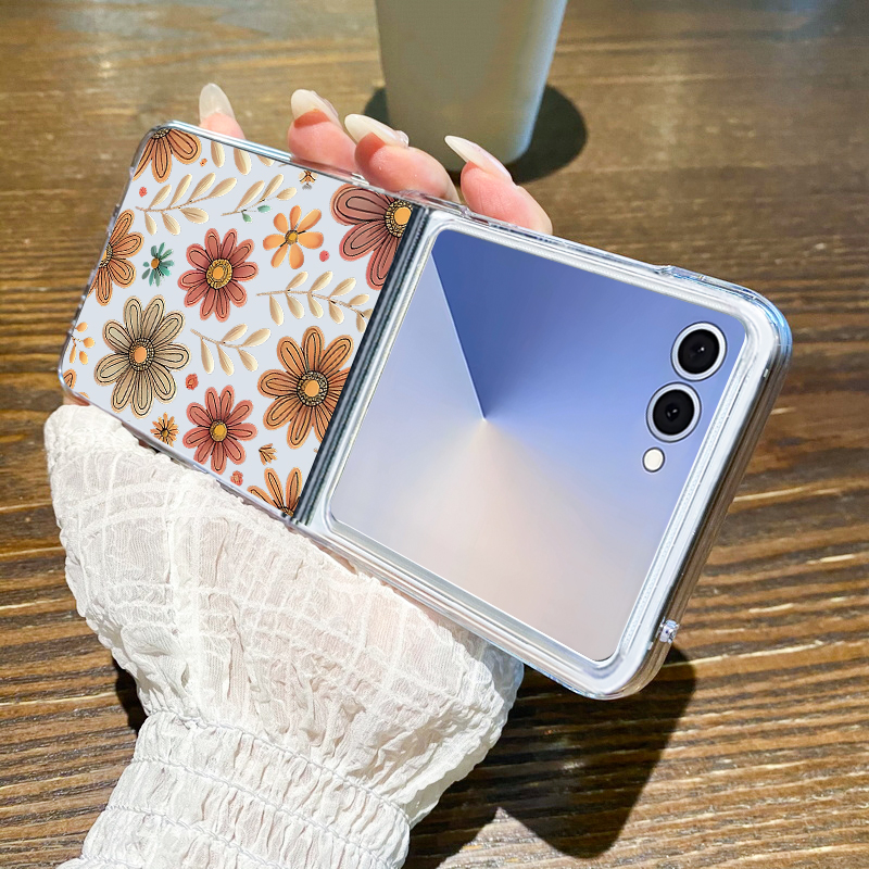 Realistic Floral Print Phone C - Phone Cases Z Flip 5 recensie en prijs