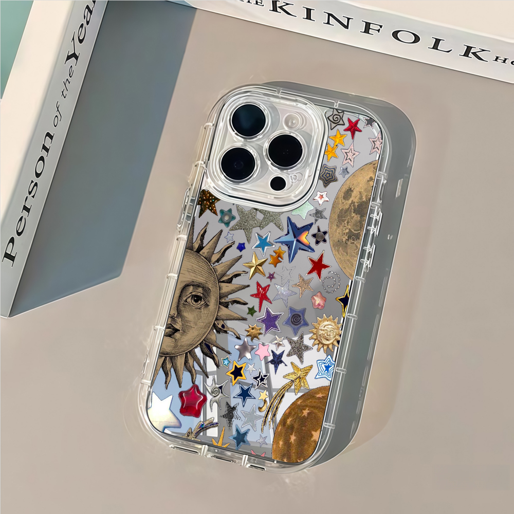 Celestial Gold Glitter Mirror  - Phone Cases Iphone 16 Pro Max recensie en prijs