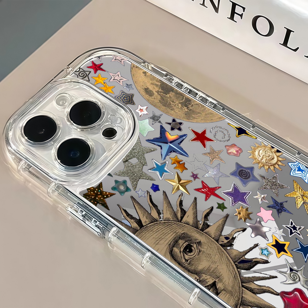 Celestial Gold Glitter Mirror  - Phone Cases Iphone 16 Pro Max recensie en prijs