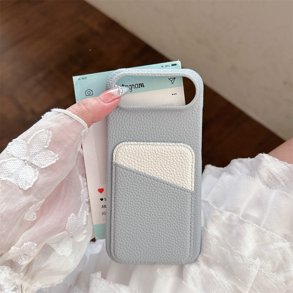 Luxury Color Collision Leather - Phone Cases With Wallet On Back recensie en prijs
