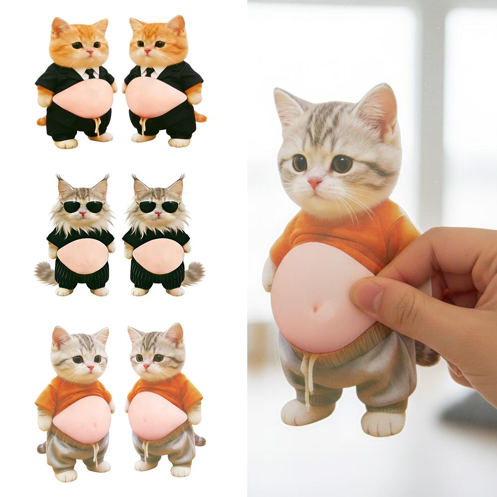 3 Kinds Tabby Cat 3D Belly Sti - Phone Cases Europe recensie en prijs