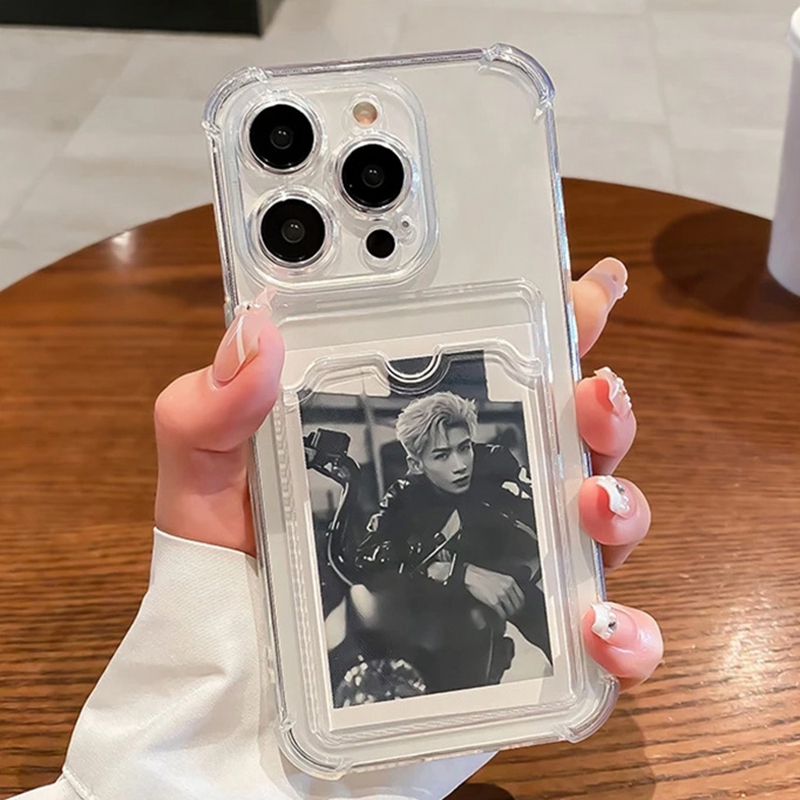 Transparent Card Slot Bag Hold - Phone Cases With Wallet On Back recensie en prijs