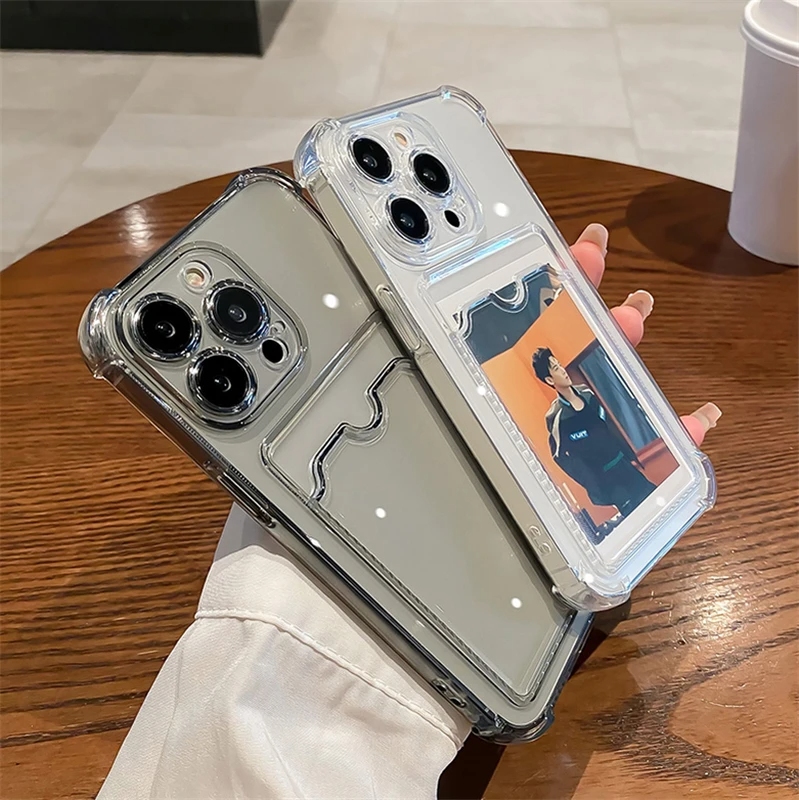 Transparent Card Slot Bag Hold - Phone Cases With Wallet On Back recensie en prijs