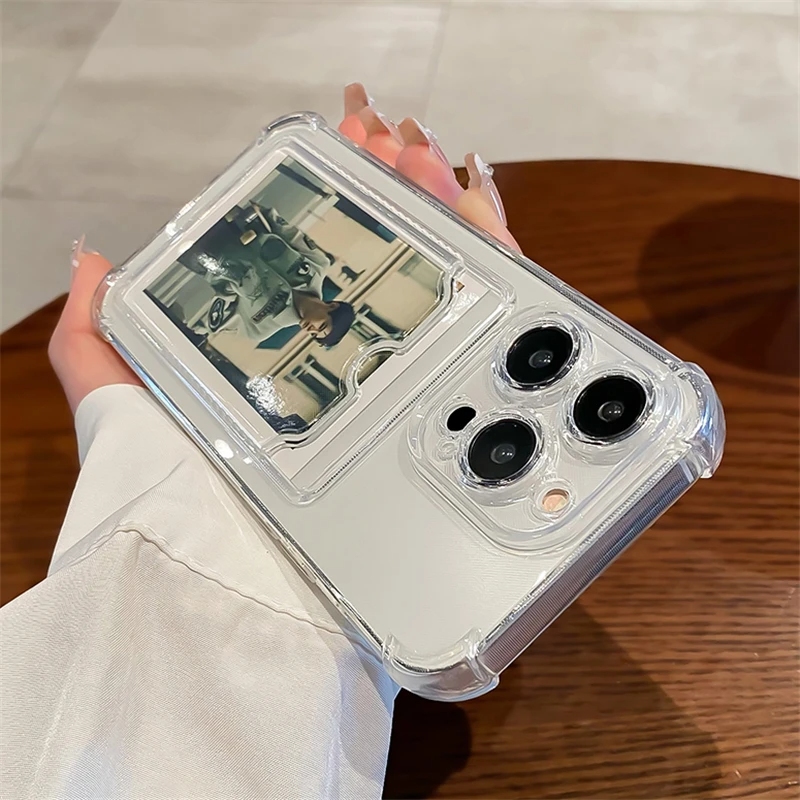 Transparent Card Slot Bag Hold - Phone Cases With Wallet On Back recensie en prijs