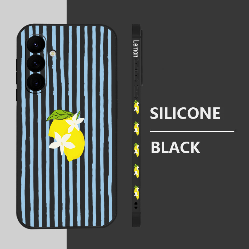 Stripe Lemon Print TPU Phone C - Phone Cases Galaxy S25 recensie en prijs