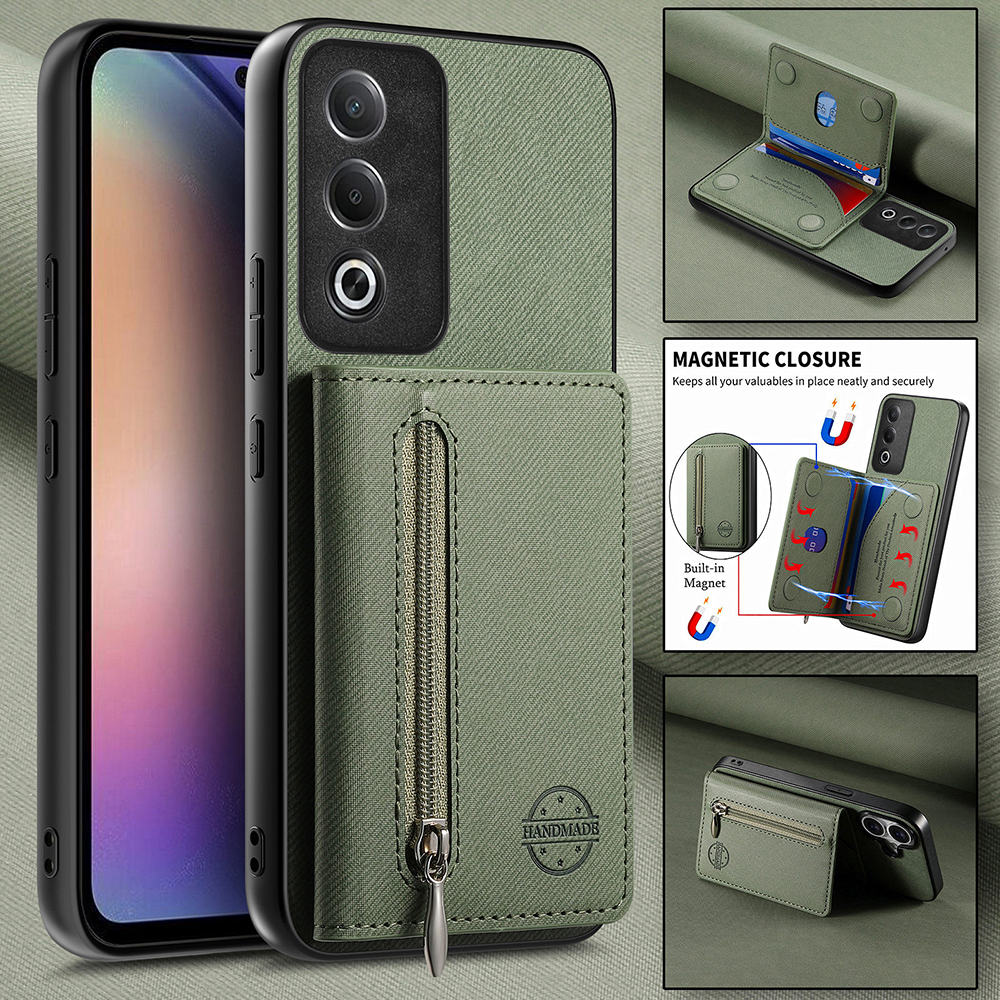 For OPPO A5 Pro 5G 4G Zipper W - Phone Cases With Wallet On Back recensie en prijs