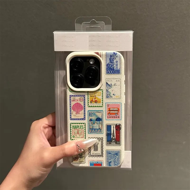 Vibrant Retro Stamp Lichee Des - Phone Cases Art recensie en prijs