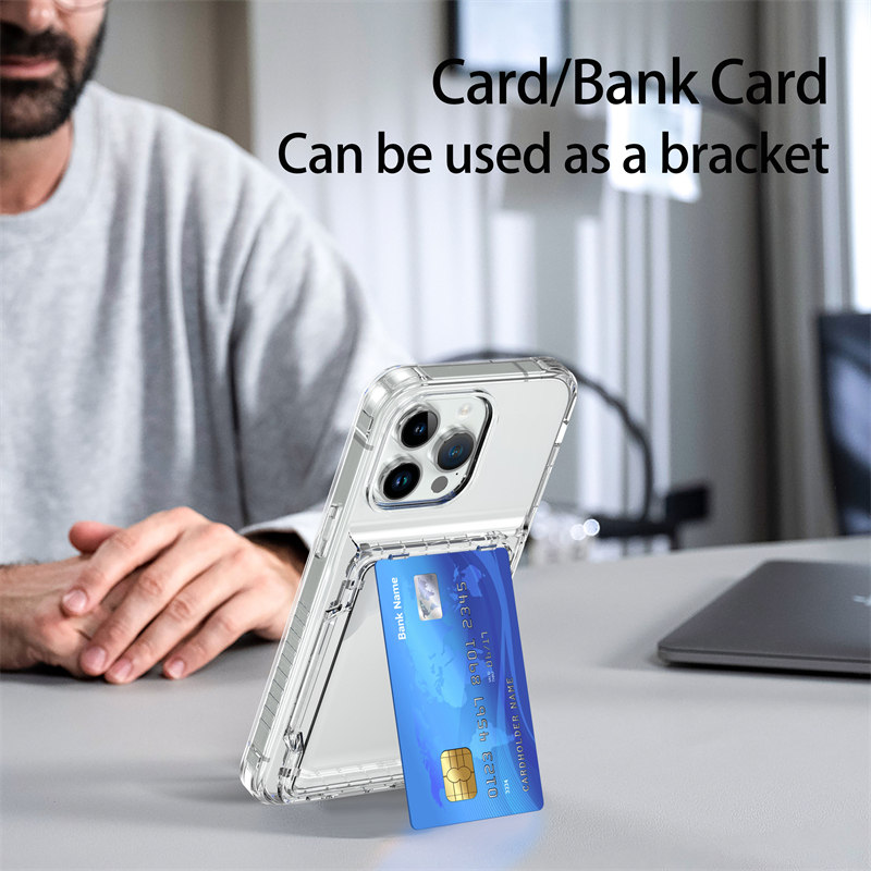 Transparent Card Slot Bag Hold - Phone Cases With Wallet On Back recensie en prijs