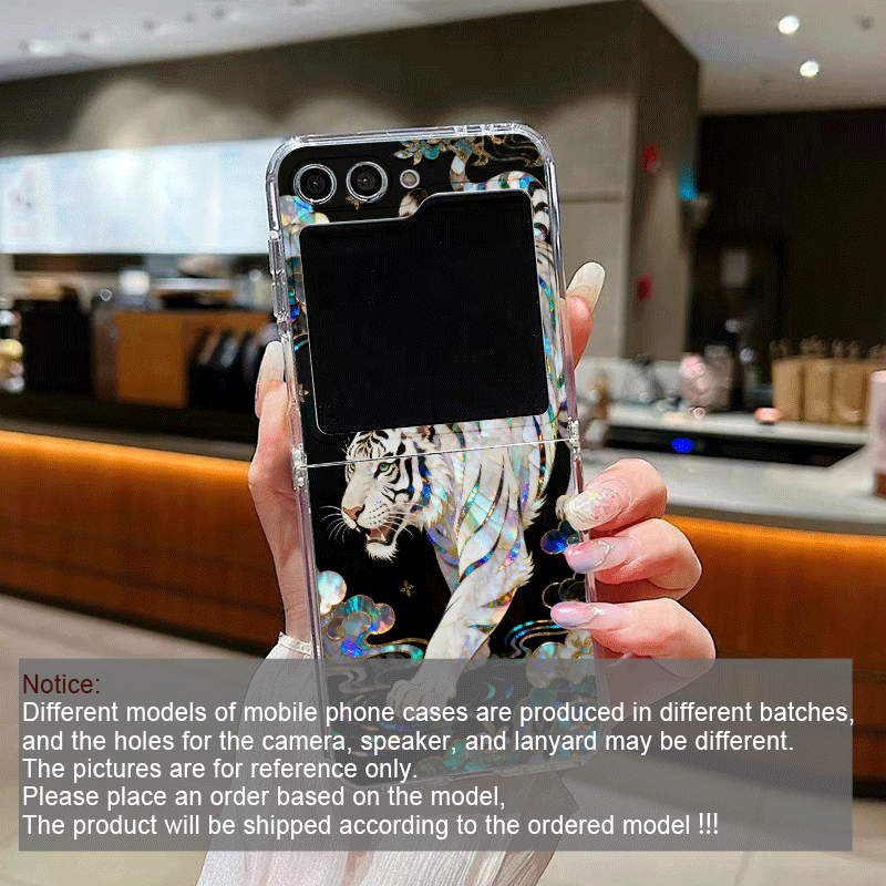 Stylish Tiger Dragon Marble Te - Phone Cases Z Flip 5 recensie en prijs