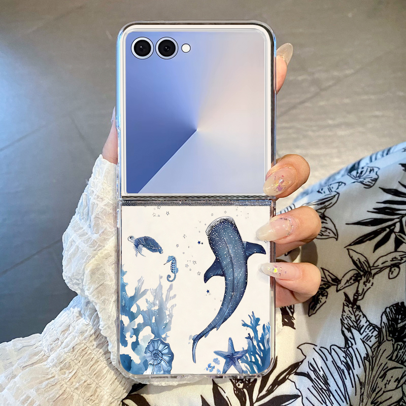 Whale Pattern Phone Case For S - Phone Cases Z Flip 5 recensie en prijs