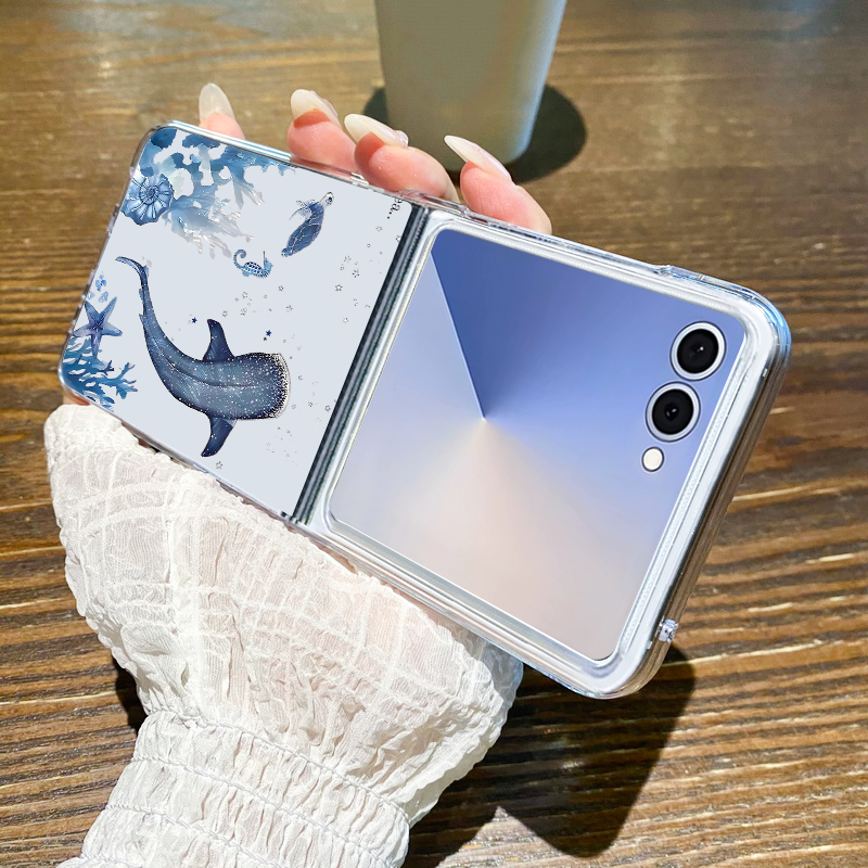 Whale Pattern Phone Case For S - Phone Cases Z Flip 5 recensie en prijs