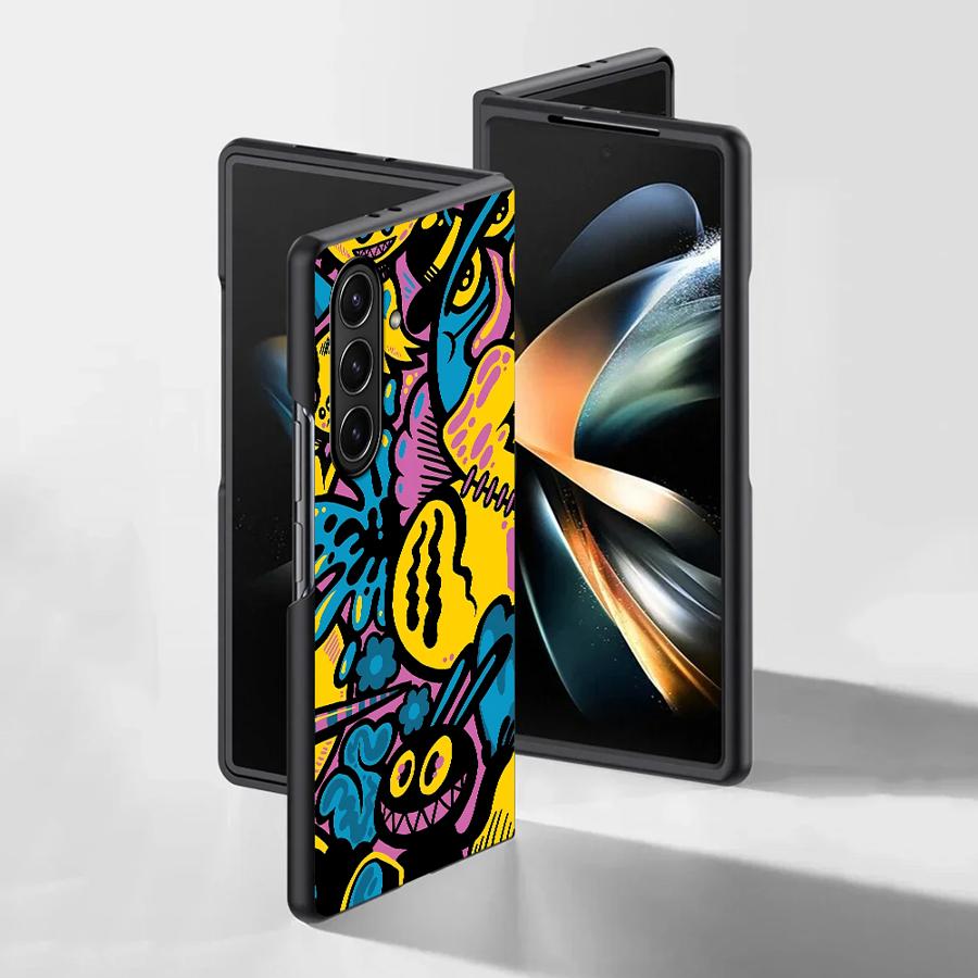 Cartoon Graffiti Design Case f - Phone Cases Z Fold 4 recensie en prijs