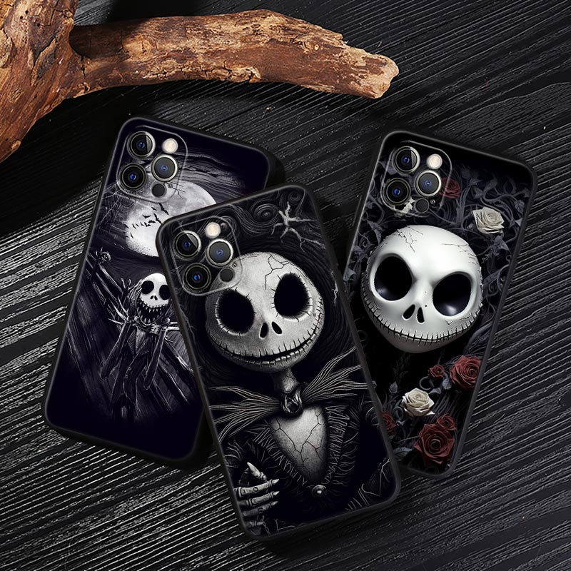 Jack Skellington Black Art Dis - Phone Cases Art recensie en prijs