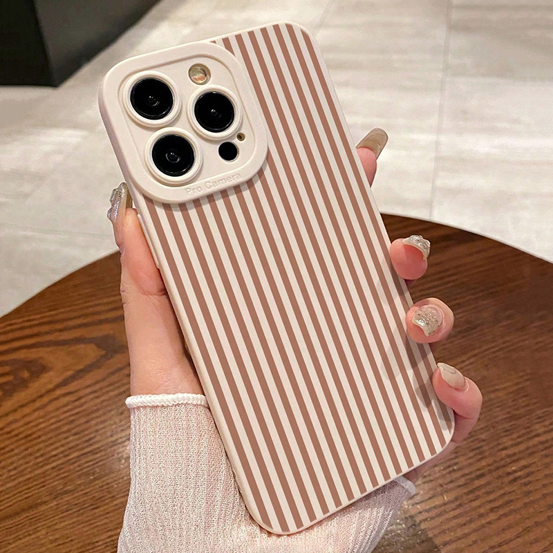Pink Striped Painted Anti-Drop - Phone Cases Iphone 16 Pro Max recensie en prijs