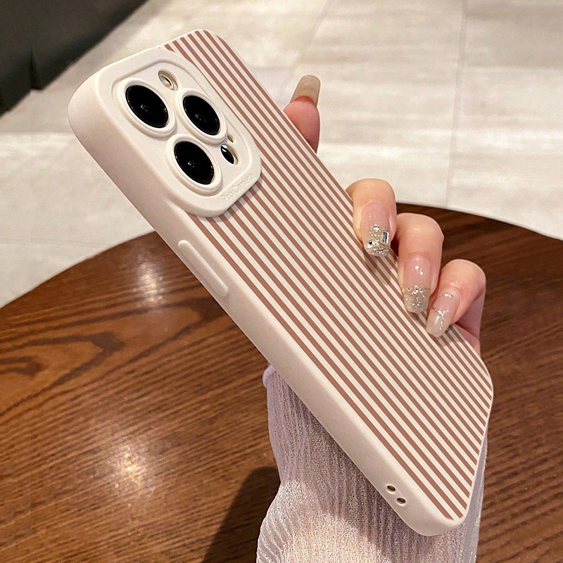 Pink Striped Painted Anti-Drop - Phone Cases Iphone 16 Pro Max recensie en prijs