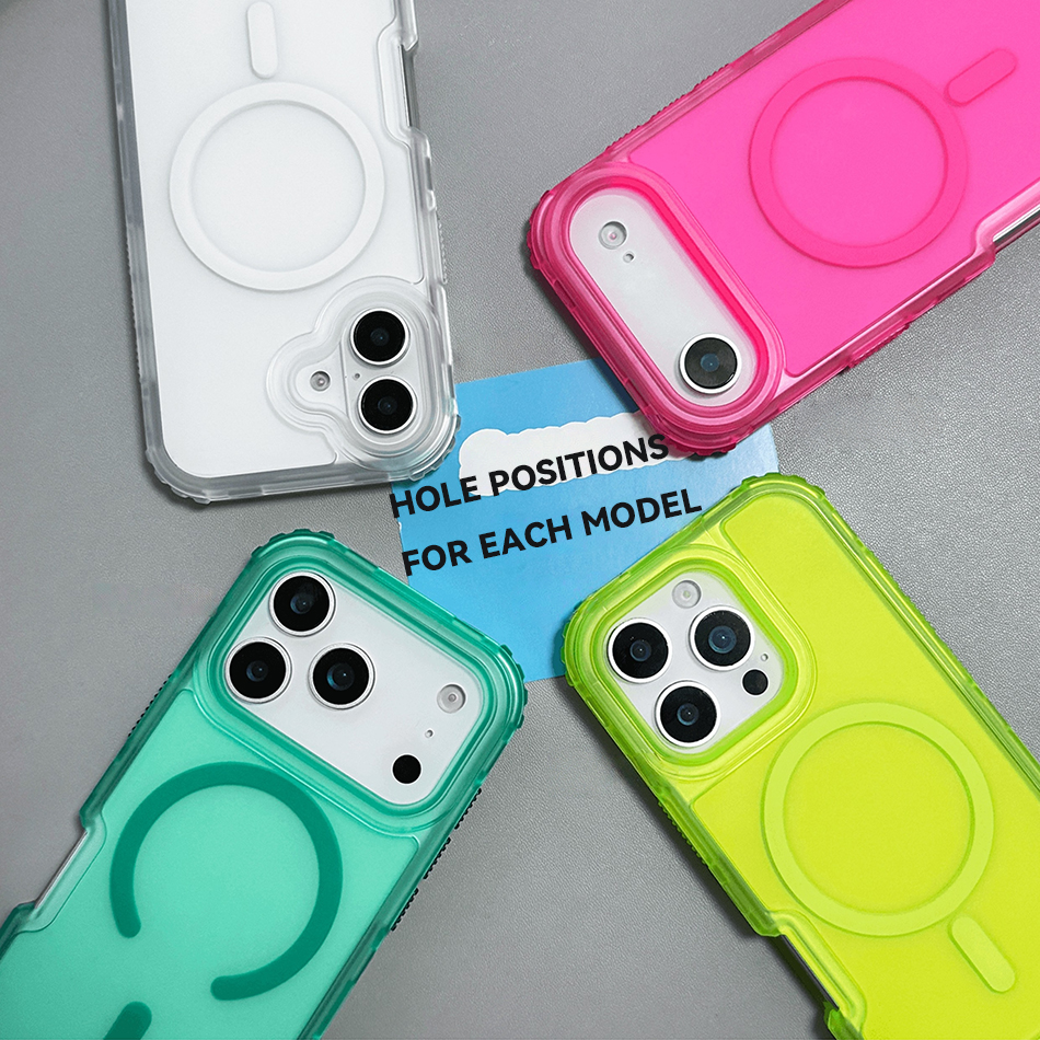Magnetic 3 in 1 Neon Color Hea - Phone Cases Heavy Duty recensie en prijs