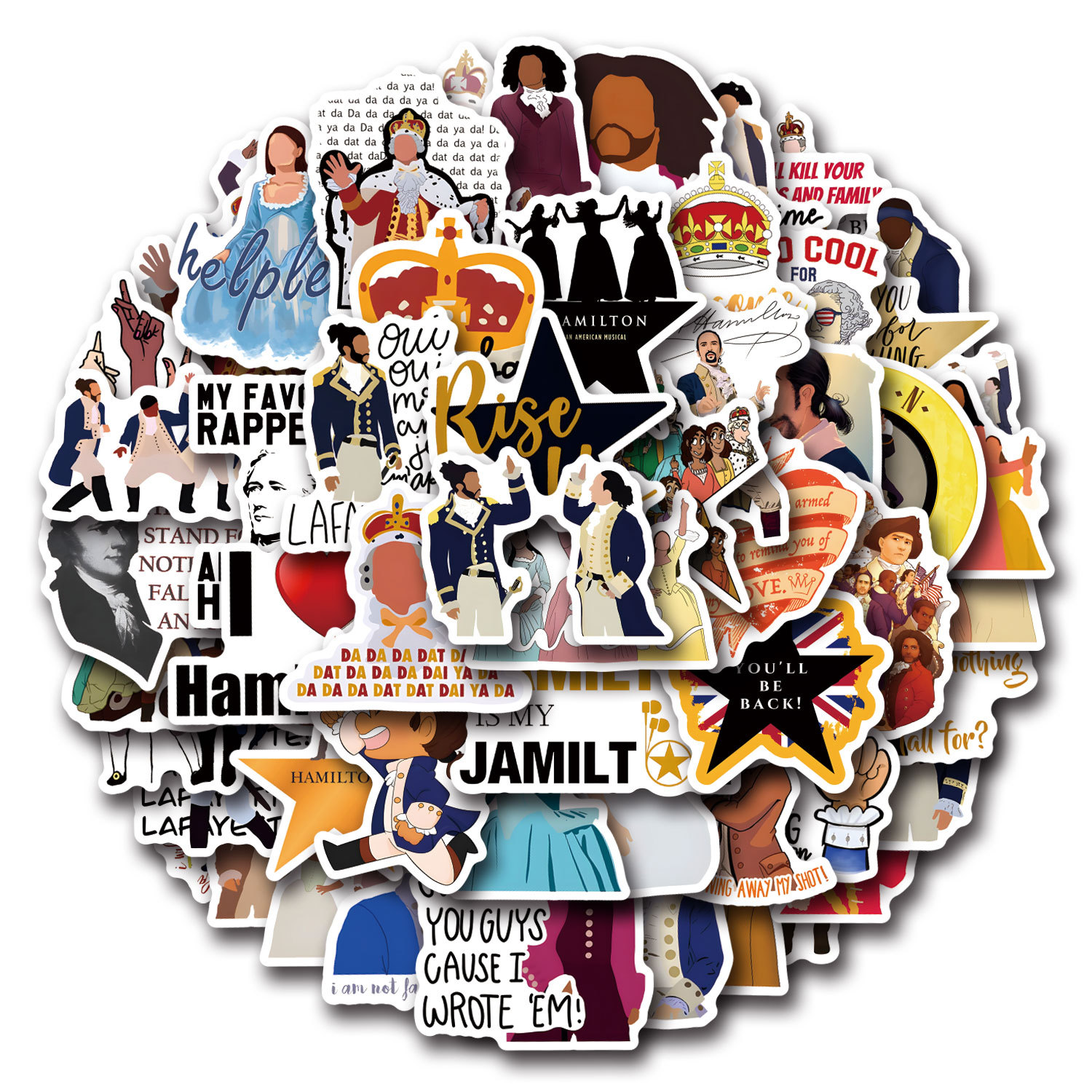 55PCS Hamilton Musical Cartoon - Phone Cases Hamilton recensie en prijs