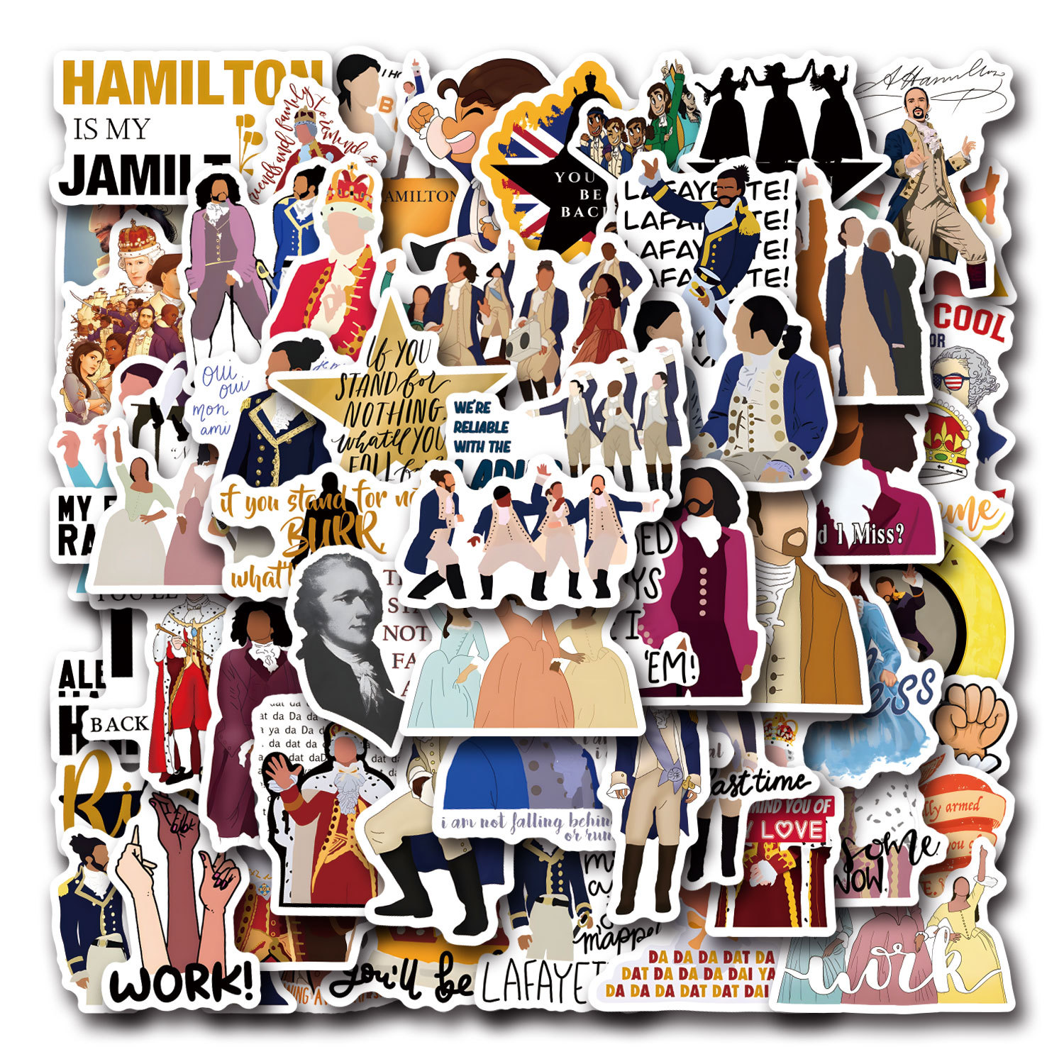 55PCS Hamilton Musical Cartoon - Phone Cases Hamilton recensie en prijs