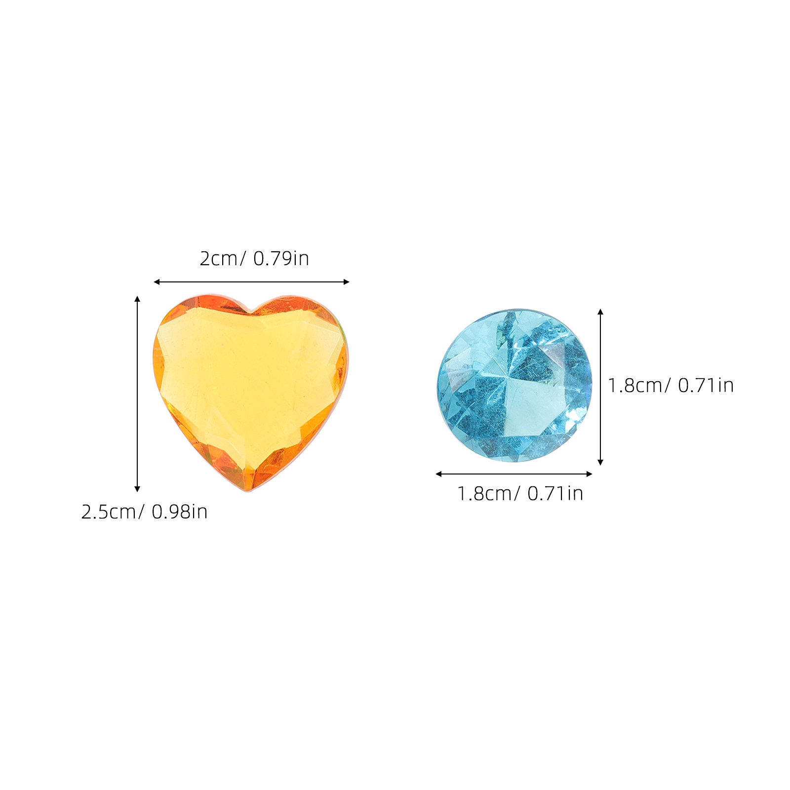 100Pcs Children's Acrylic Rhin - Phone Cases Europe recensie en prijs